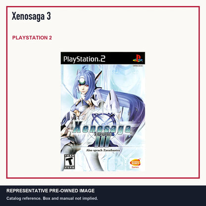 Representative pre-owned Xenosaga 3 (PlayStation 2), minimal product layout.