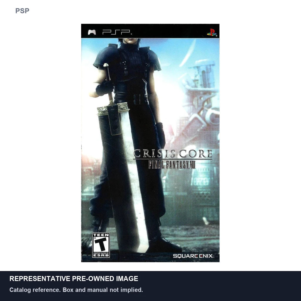 Representative pre-owned Crisis Core: Final Fantasy VII (PSP), white product reference.