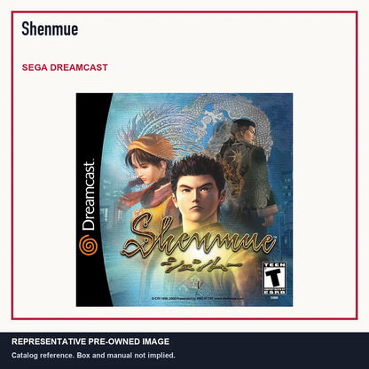 Representative pre-owned Shenmue (Sega Dreamcast), minimal product layout.