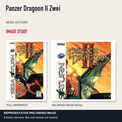 Representative pre-owned Panzer Dragoon II Zwei (Sega Saturn), full image and detail.