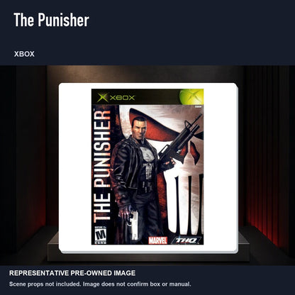 Representative pre-owned The Punisher (Xbox), product image on a display panel.