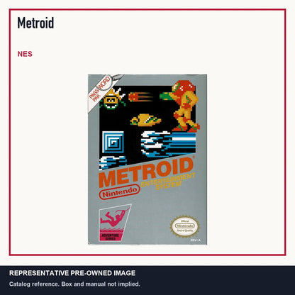 Representative pre-owned Metroid (NES), minimal product layout.