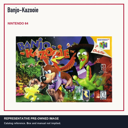Representative pre-owned Banjo-Kazooie (Nintendo 64), minimal product layout.