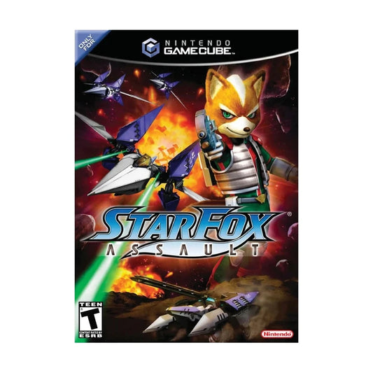 Representative pre-owned Star Fox Assault (GameCube), white product reference.