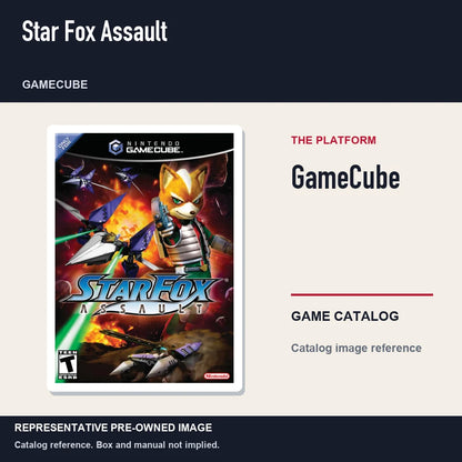 Representative pre-owned Star Fox Assault (GameCube), platform product layout.