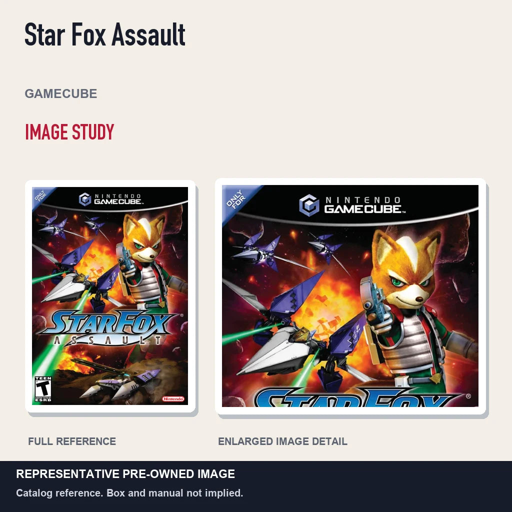Representative pre-owned Star Fox Assault (GameCube), full image and detail.