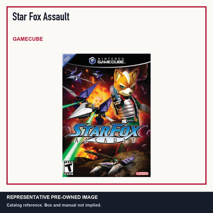 Representative pre-owned Star Fox Assault (GameCube), minimal product layout.