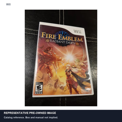 Representative pre-owned Fire Emblem Radiant Dawn (Wii), white product reference.