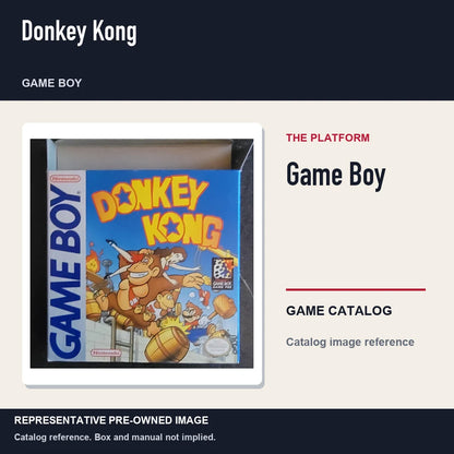 Representative pre-owned Donkey Kong (Game Boy), platform product layout.