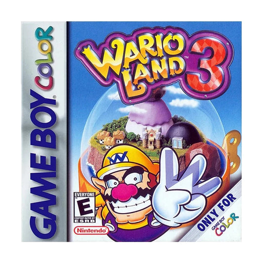 Representative pre-owned Wario Land 3 (Game Boy Color), white product reference.
