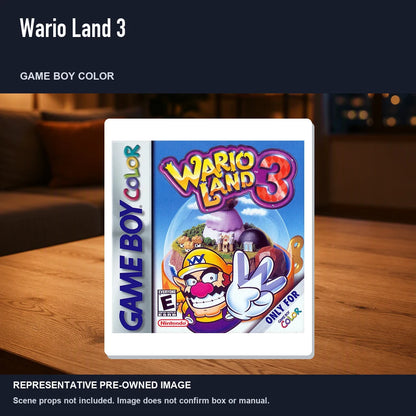 Representative pre-owned Wario Land 3 (Game Boy Color), product image in a styled room scene.