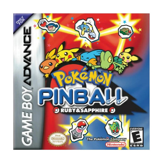 Representative pre-owned Pokemon Pinball Ruby and Sapphire (Game Boy Advance), white product reference.