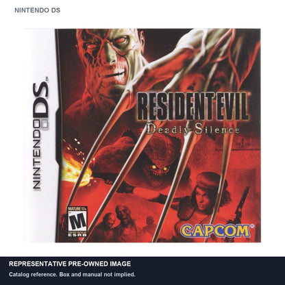 Representative pre-owned Resident Evil Deadly Silence (Nintendo DS), white product reference.