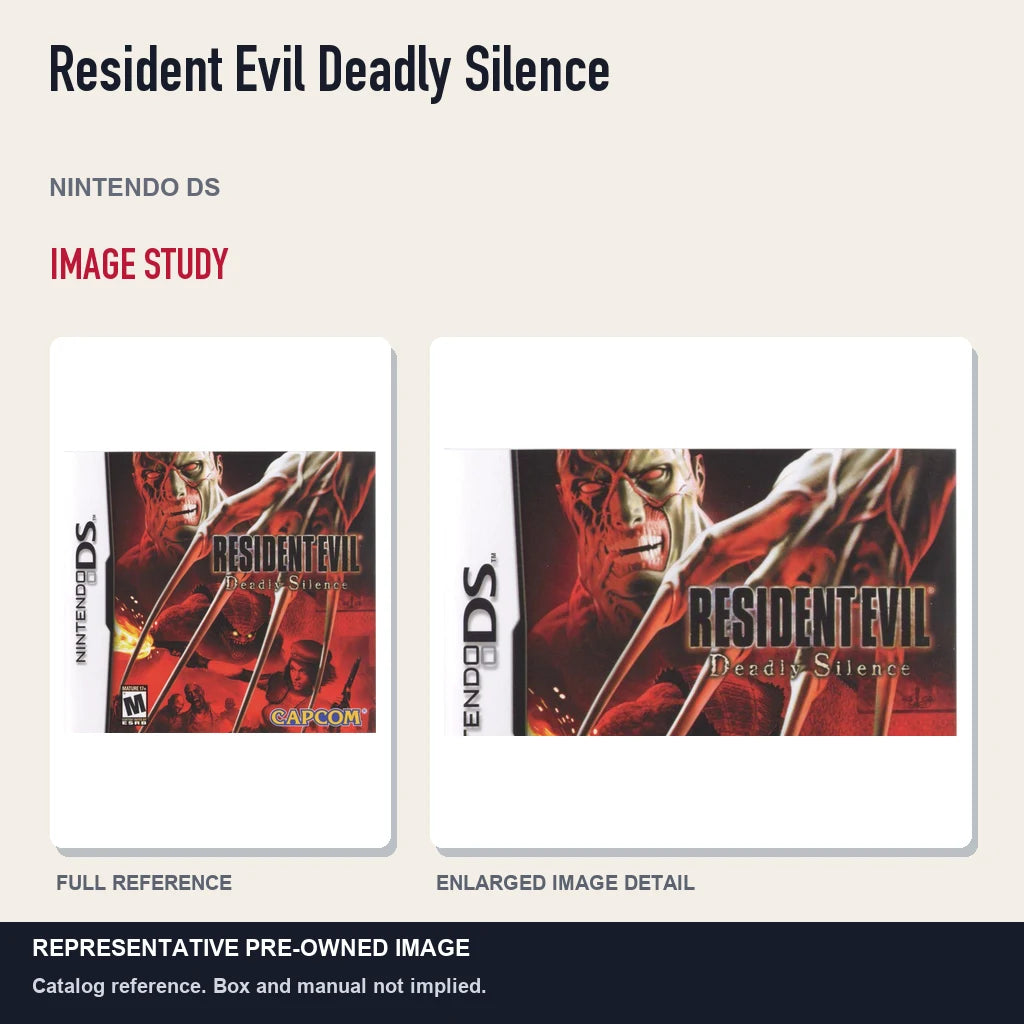 Representative pre-owned Resident Evil Deadly Silence (Nintendo DS), full image and detail.