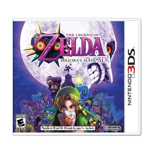 Representative pre-owned Zelda Majora's Mask 3D (Nintendo 3DS), white product reference.