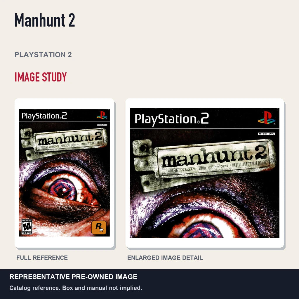 Representative pre-owned Manhunt 2 (PlayStation 2), full image and detail.