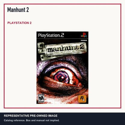 Representative pre-owned Manhunt 2 (PlayStation 2), minimal product layout.