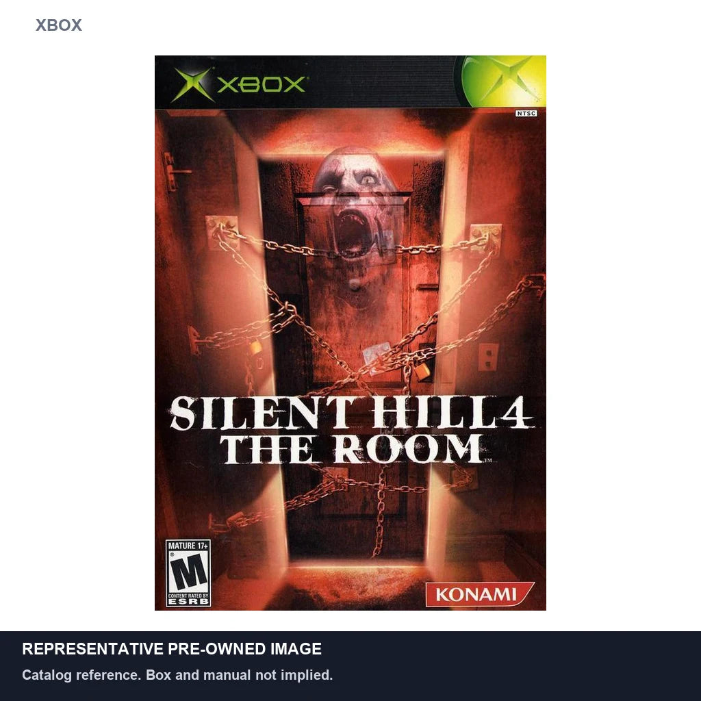 Representative pre-owned Silent Hill 4: The Room (Xbox), white product reference.