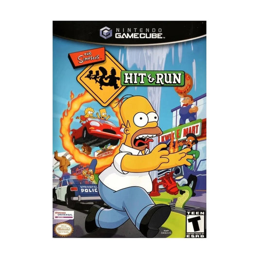 Representative pre-owned The Simpsons Hit and Run (GameCube), white product reference.