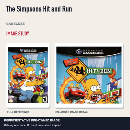Representative pre-owned The Simpsons Hit and Run (GameCube), full image and detail.