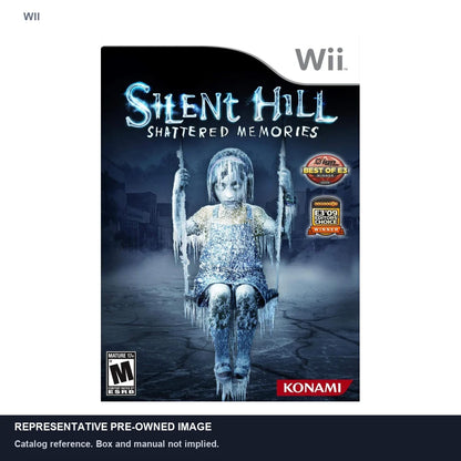 Representative pre-owned Silent Hill: Shattered Memories (Wii), white product reference.