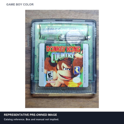 Representative pre-owned Donkey Kong Country (Game Boy Color), white product reference.