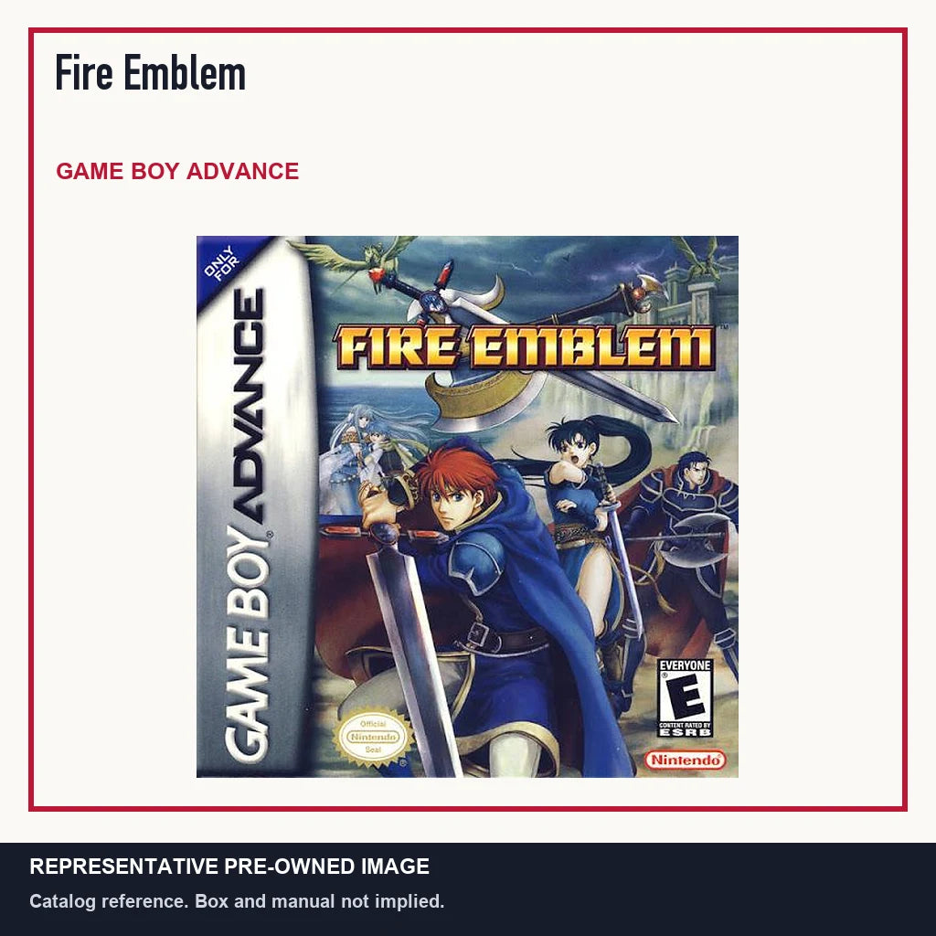 Representative pre-owned Fire Emblem (Game Boy Advance), minimal product layout.