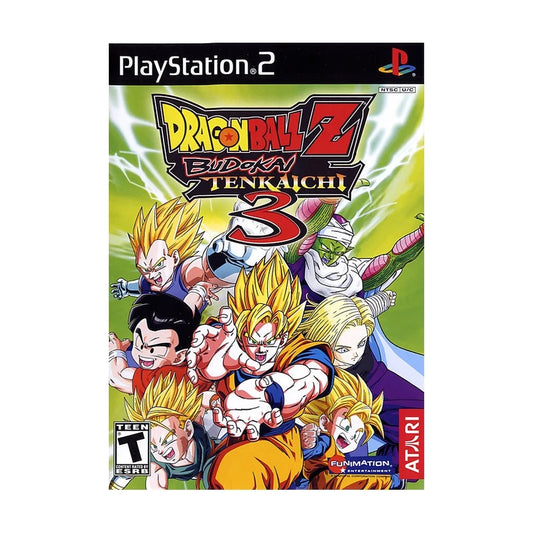 Representative pre-owned Dragon Ball Z Budokai Tenkaichi 3 (PlayStation 2), white product reference.