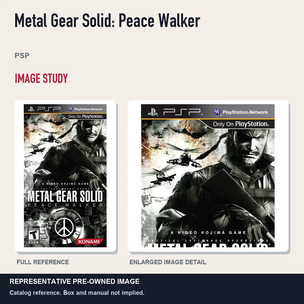 Representative pre-owned Metal Gear Solid: Peace Walker (PSP), full image and detail.