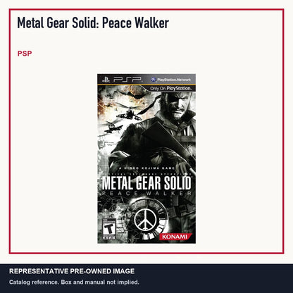 Representative pre-owned Metal Gear Solid: Peace Walker (PSP), minimal product layout.