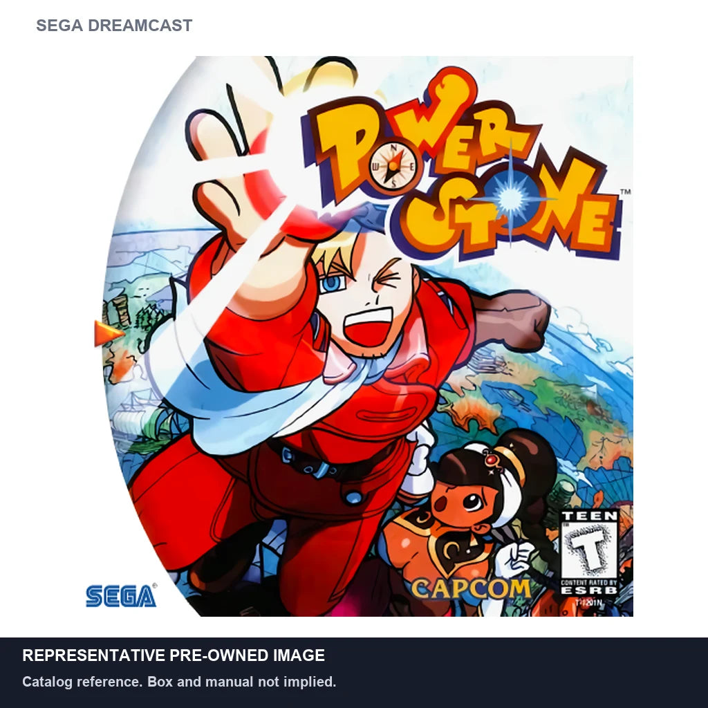 Representative pre-owned Power Stone (Sega Dreamcast), white product reference.