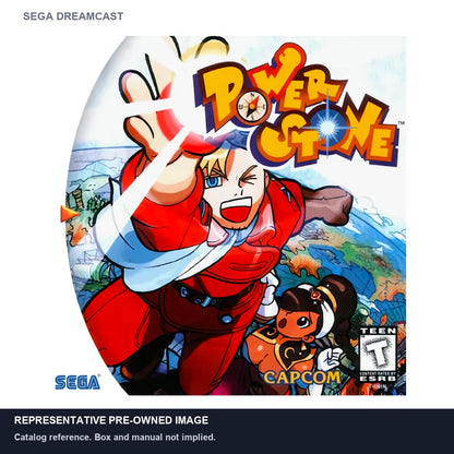 Representative pre-owned Power Stone (Sega Dreamcast), white product reference.