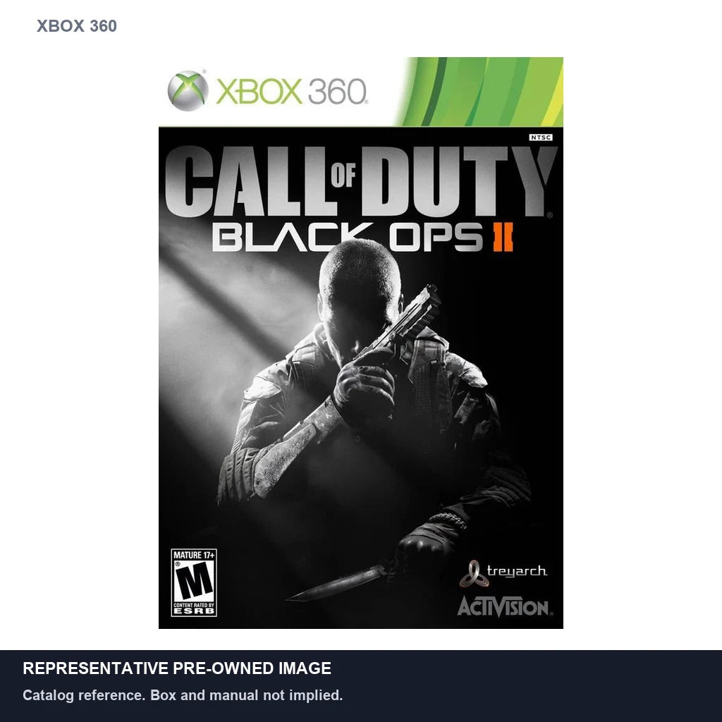 Representative pre-owned Call of Duty Black Ops II (Xbox 360), white product reference.