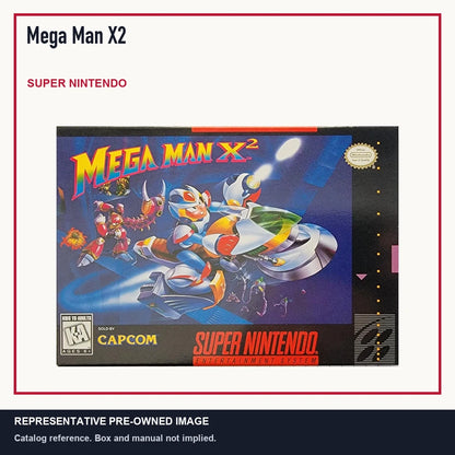 Representative pre-owned Mega Man X2 (Super Nintendo), minimal product layout.