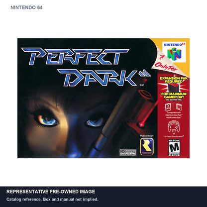 Representative pre-owned Perfect Dark (Nintendo 64), white product reference.