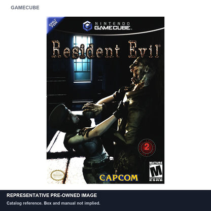 Representative pre-owned Resident Evil (GameCube), white product reference.