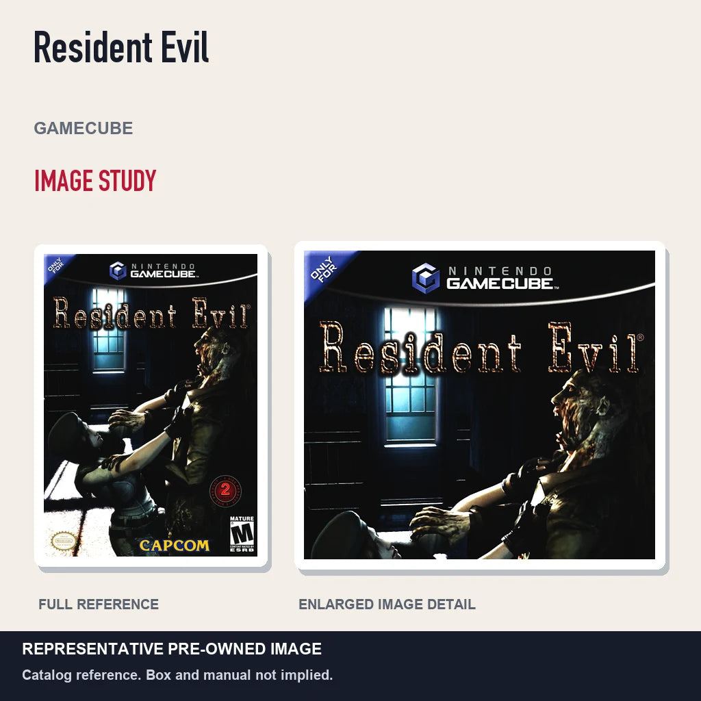 Representative pre-owned Resident Evil (GameCube), full image and detail.