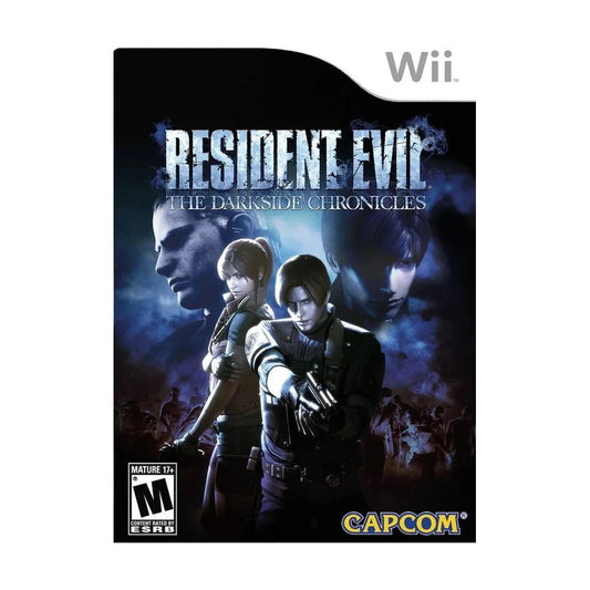 Representative pre-owned Resident Evil: The Darkside Chronicles (Wii), white product reference.