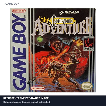 Representative pre-owned Castlevania Adventure (Game Boy), white product reference.