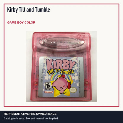 Representative pre-owned Kirby Tilt and Tumble (Game Boy Color), minimal product layout.