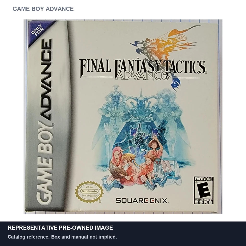 Representative pre-owned Final Fantasy Tactics Advance (Game Boy Advance), white product reference.