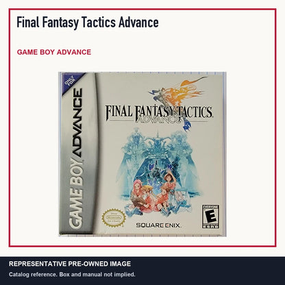Representative pre-owned Final Fantasy Tactics Advance (Game Boy Advance), minimal product layout.