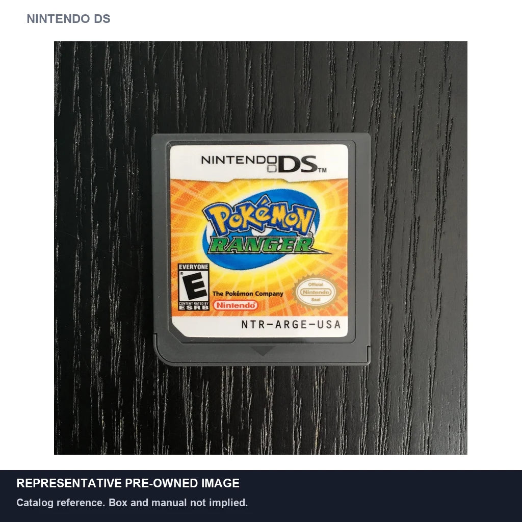 Representative pre-owned Pokemon Ranger (Nintendo DS), white product reference.