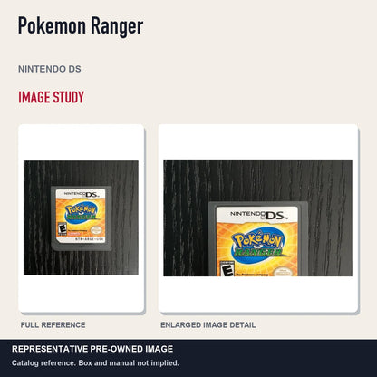 Representative pre-owned Pokemon Ranger (Nintendo DS), full image and detail.