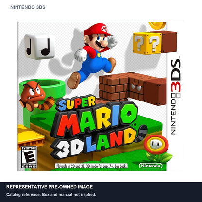 Representative pre-owned Super Mario 3D Land (Nintendo 3DS), white product reference.