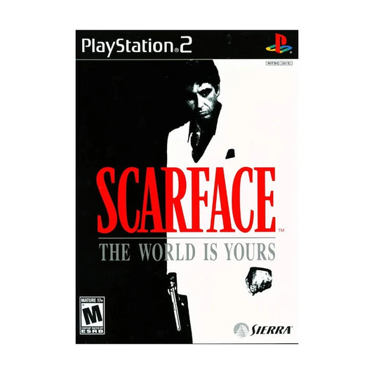 Representative pre-owned Scarface the World is Yours (PlayStation 2), white product reference.
