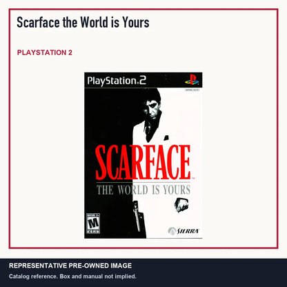 Representative pre-owned Scarface the World is Yours (PlayStation 2), minimal product layout.