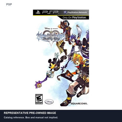 Representative pre-owned Kingdom Hearts: Birth by Sleep (PSP), white product reference.
