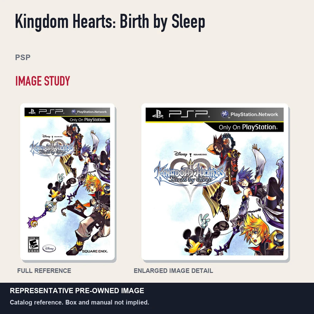 Representative pre-owned Kingdom Hearts: Birth by Sleep (PSP), full image and detail.