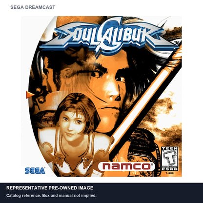 Representative pre-owned Soul Calibur (Sega Dreamcast), white product reference.